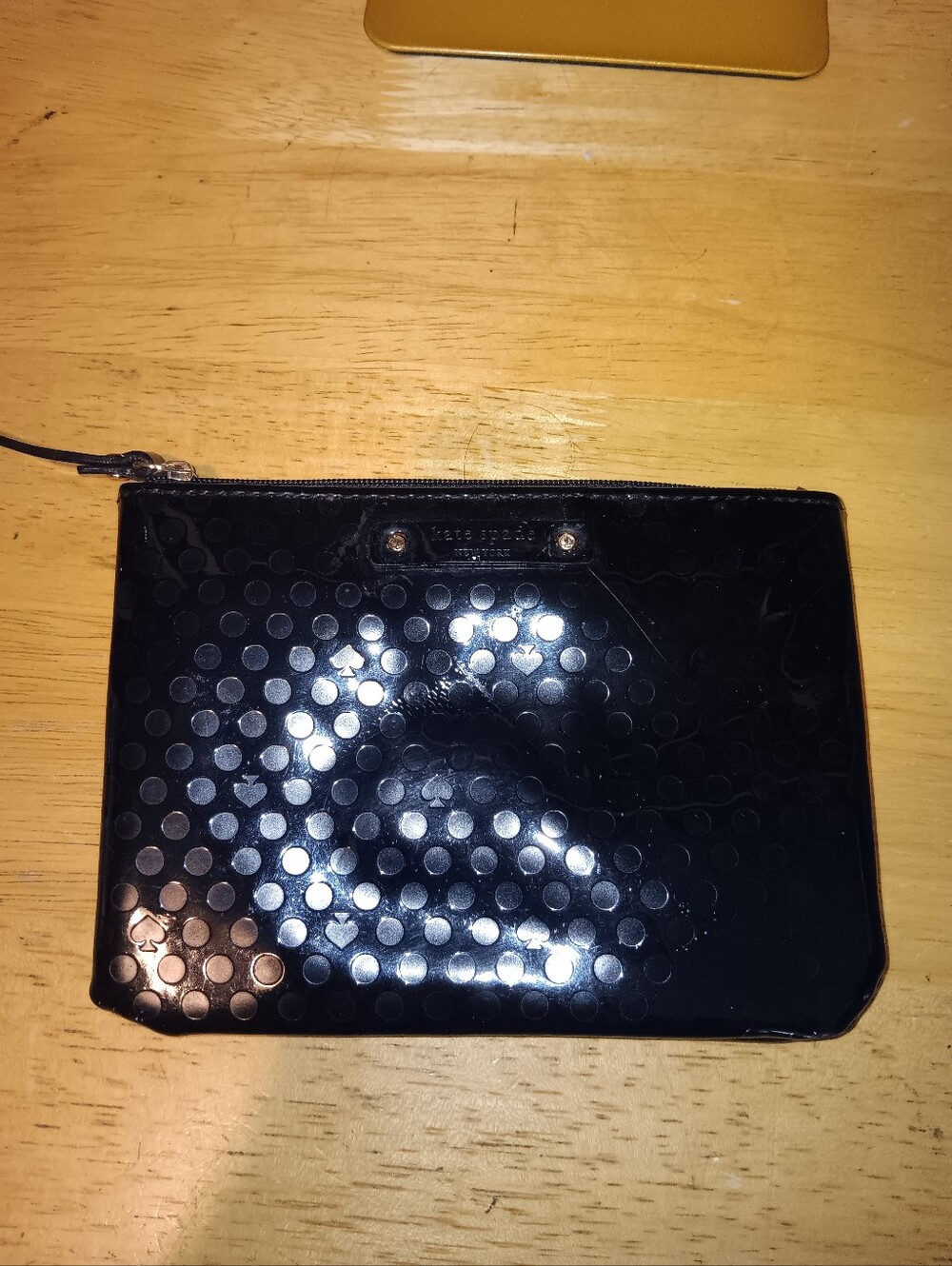 Kate Spade Patent Leather Zippy Pouch
